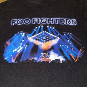 Foo Fighters Concrete Gold 2018 World Tour Concert Double Sided T Shirt Sz S-M?